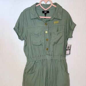 NWT DKNY Girl's Utility Style Jumpsuit/ Romper